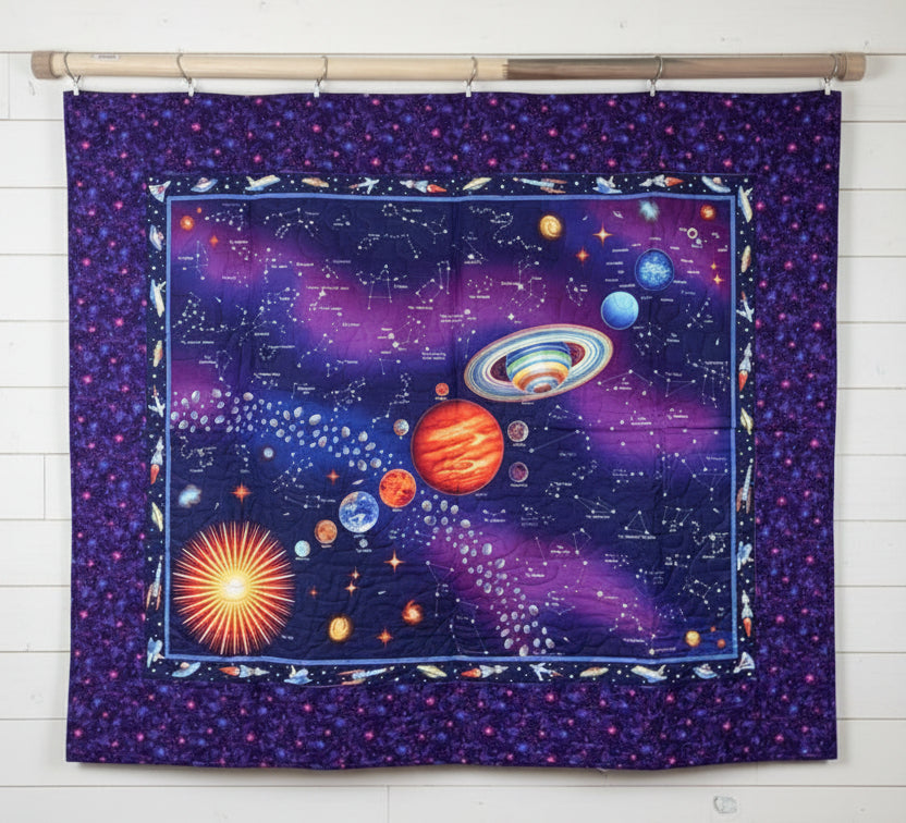Cosmic Adventure Galaxy Quilt