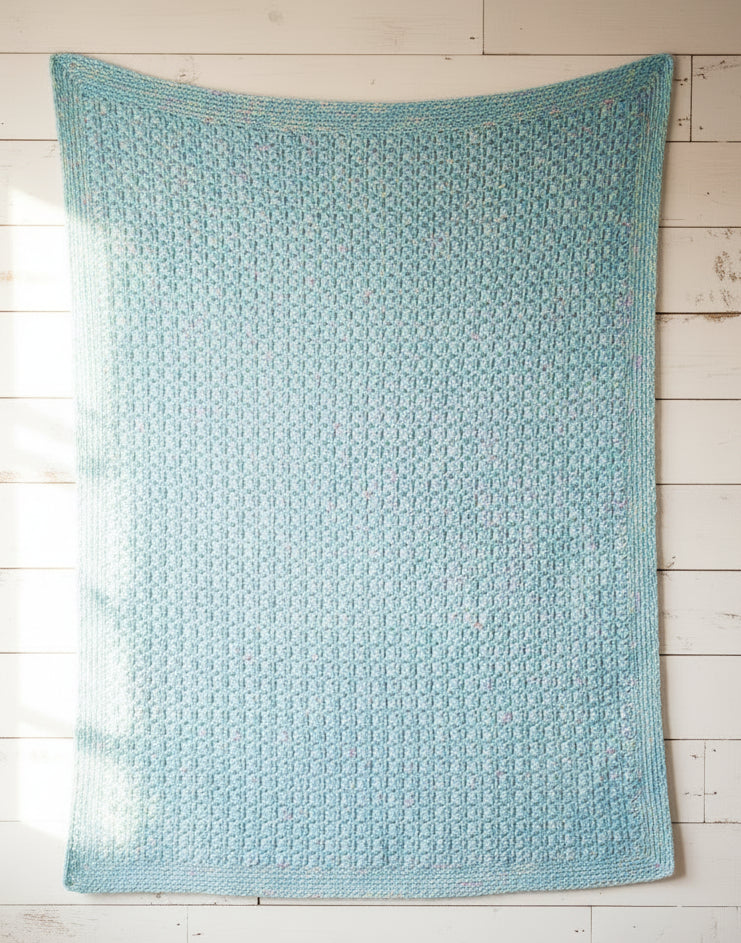 "The Little Engine That Could" Crocheted Baby Blanket Gift Set