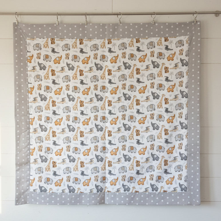 Cozy Nursery Essentials Gift Set & Crocheted Elephant