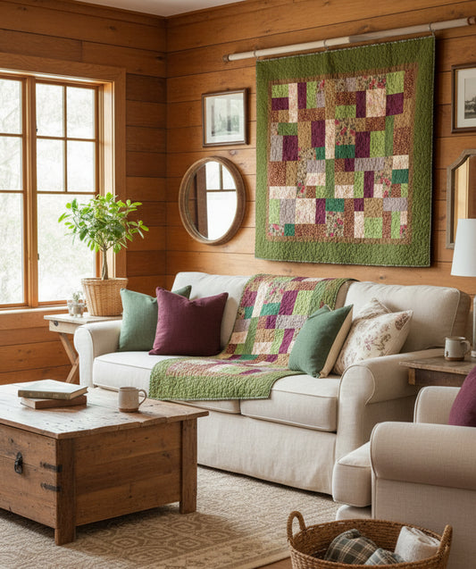 Cottage Garden Patchwork Quilt