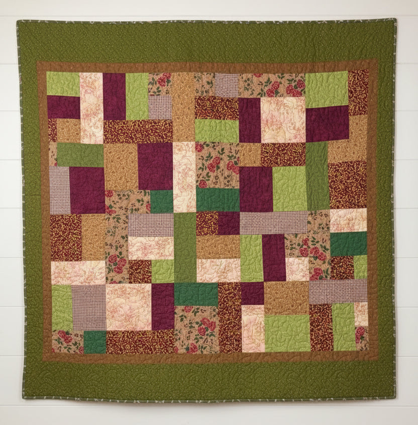 Cottage Garden Patchwork Quilt