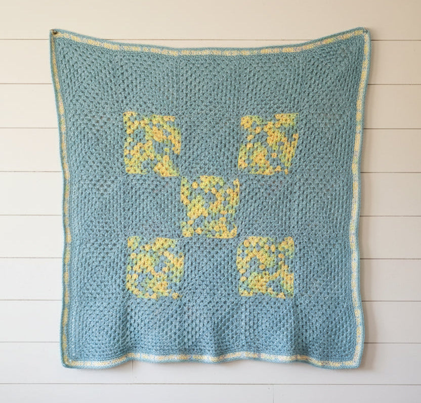 Goodnight Moon" Crocheted Baby Blanket & Book Gift Set