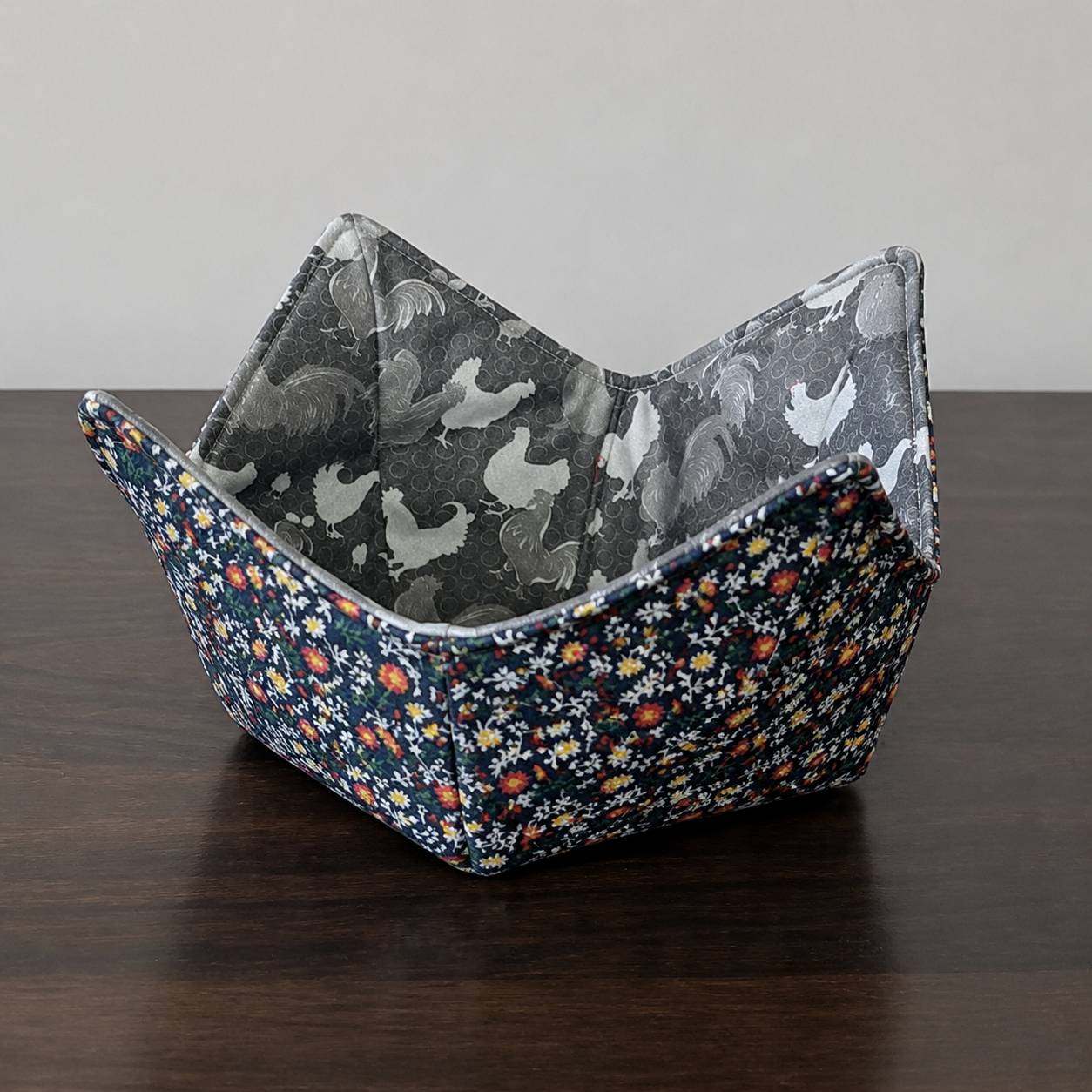 Handmade Reversible Microwave Bowl Cozy
