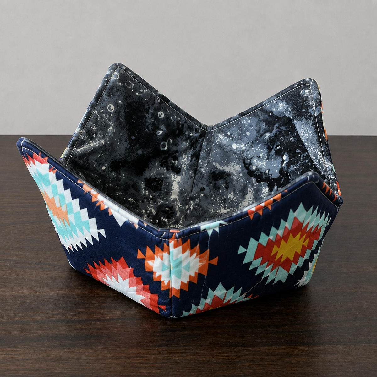 Handmade Reversible Microwave Bowl Cozy