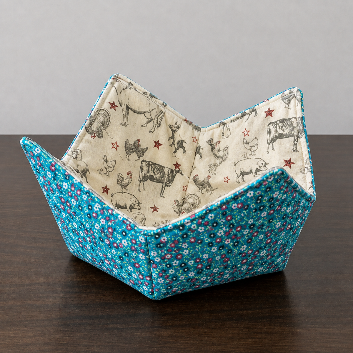 Handmade Reversible Microwave Bowl Cozy