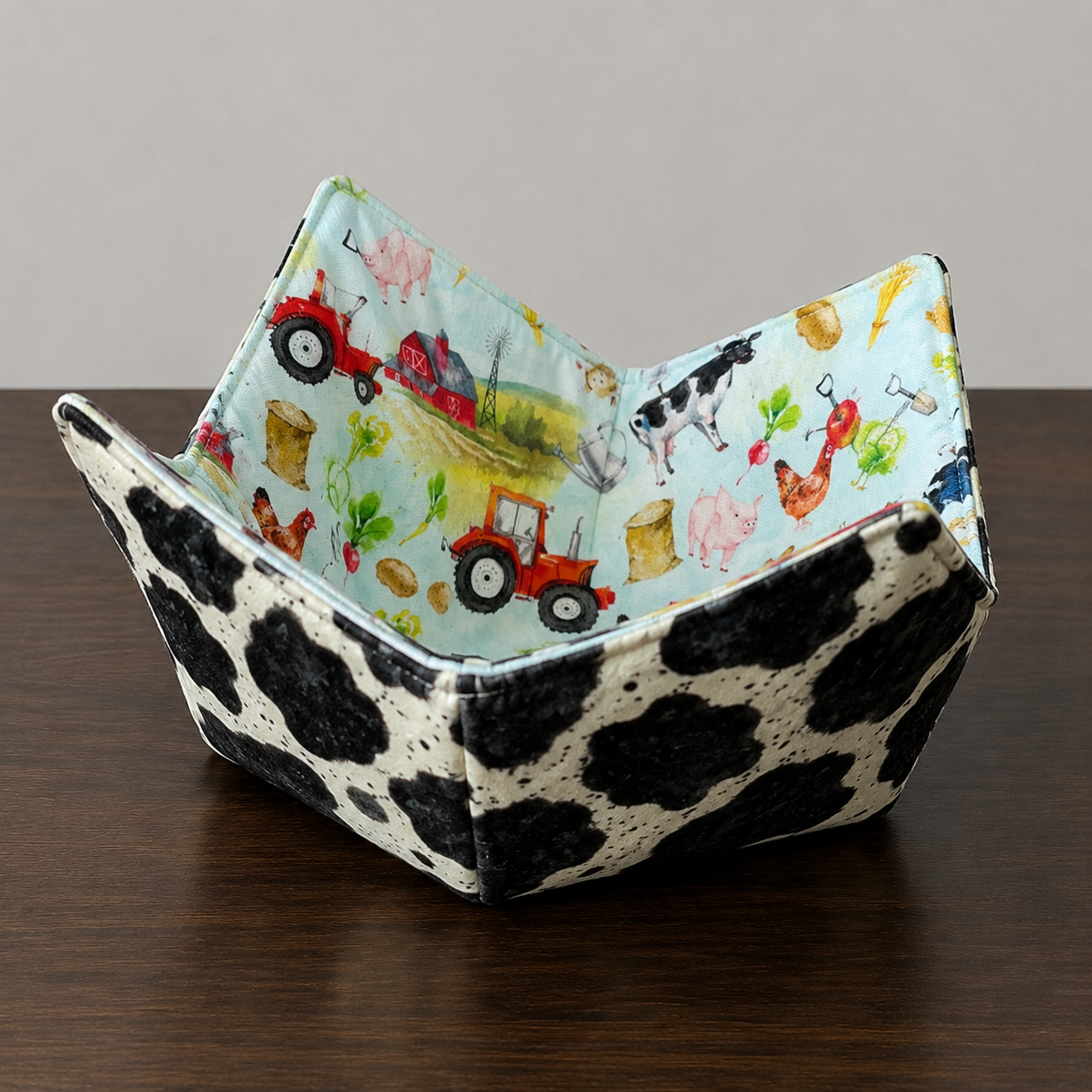 Handmade Reversible Microwave Bowl Cozy