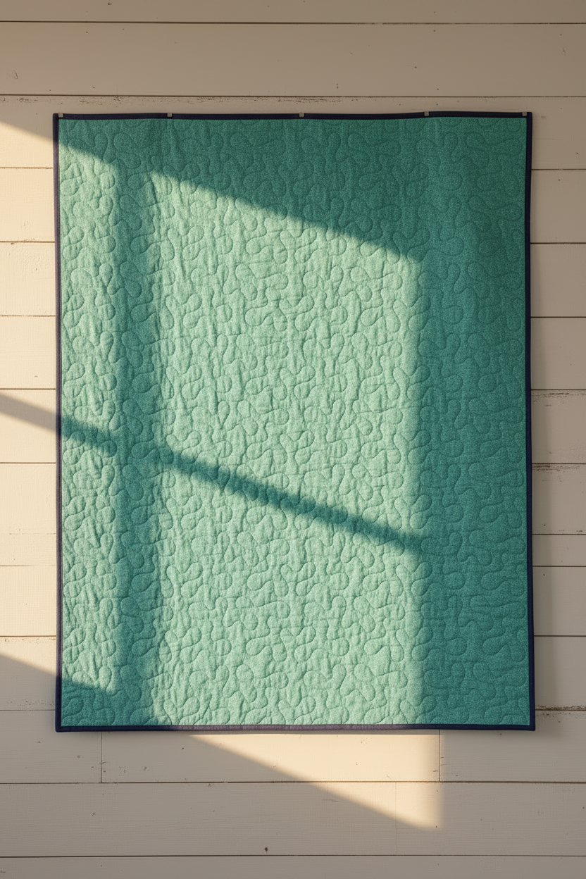 Purple Window Garden Toddler Quilt
