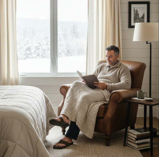 Winter Comfort Handmade Throw